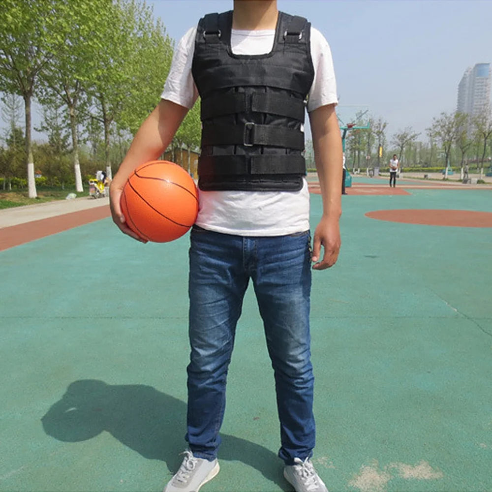Adjustable Weighted Vest Oxford Exercise Weight Jacket G8080
