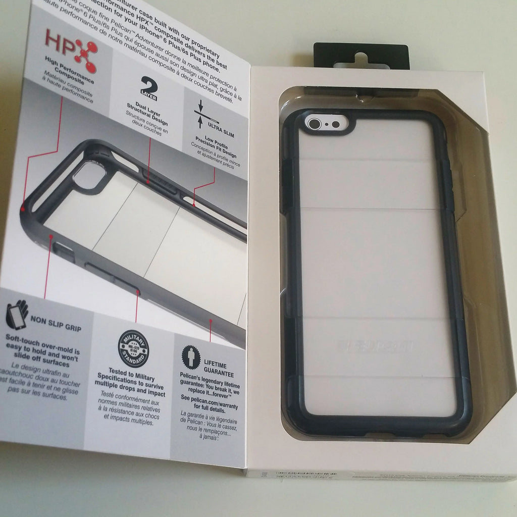 Gray Clear iPhone 6 Plus 6s Plus Case E624314