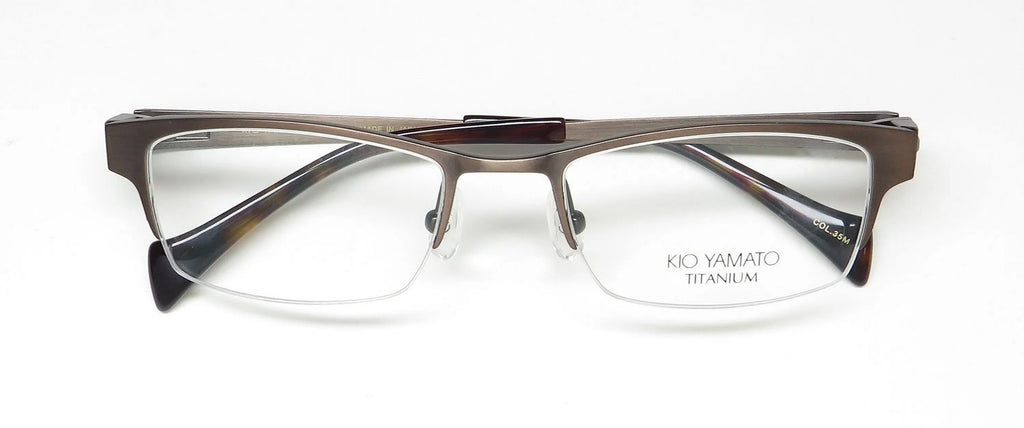 Titanium Half-Rim Eyeglass Frame E811