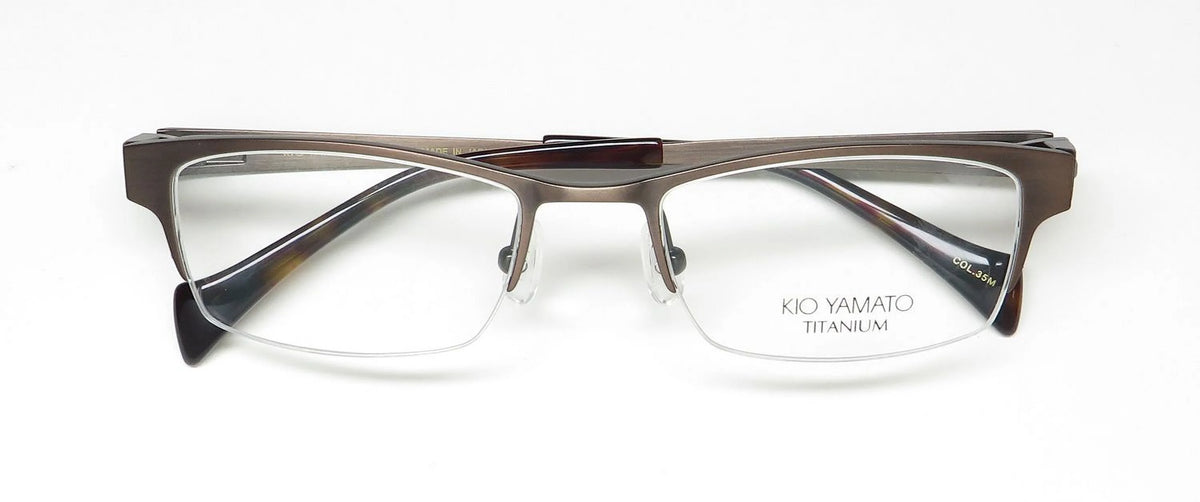 Titanium Half-Rim Eyeglass Frame E811