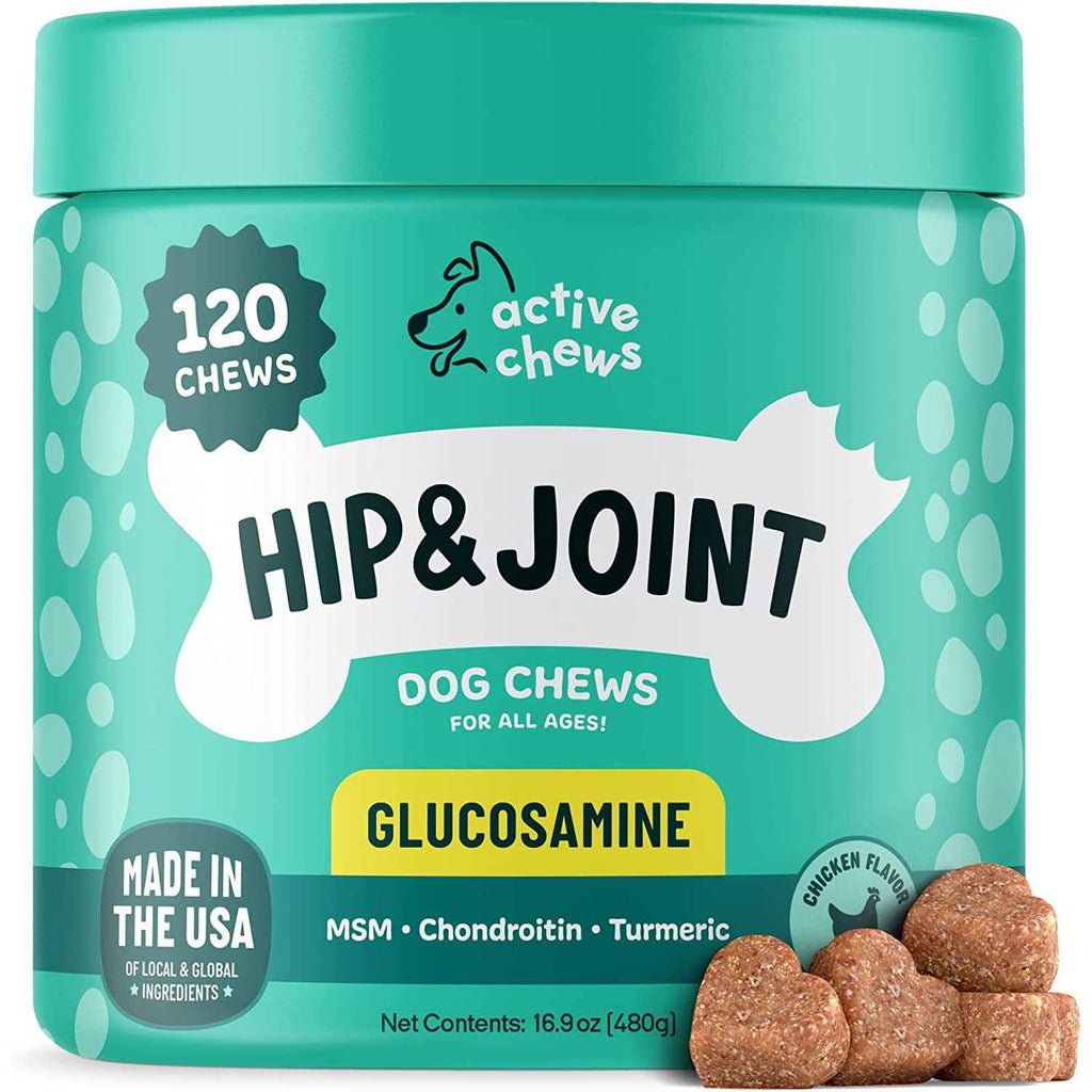 Glucosamine for Dogs Hip and Joint Supplement with Chondroitin, Turmeric, and Msm E4021