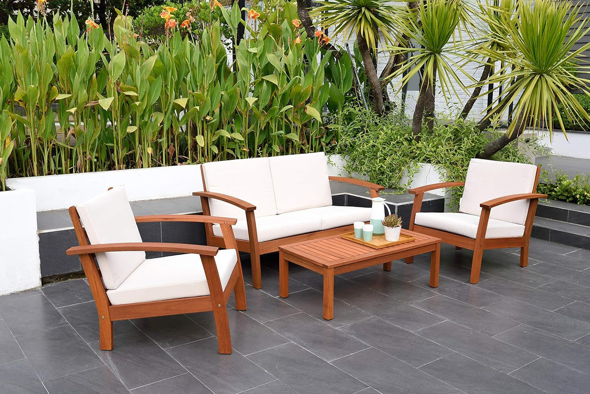 Blue 4-Piece Eucalyptus Conversation Set C404