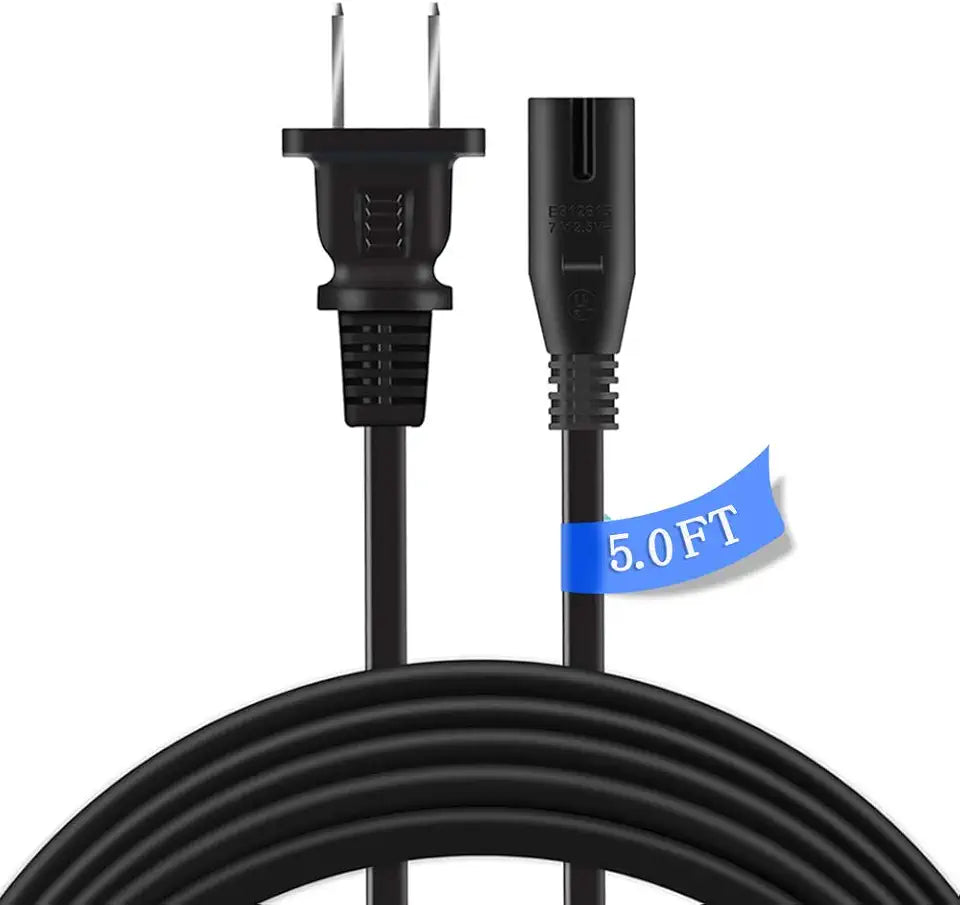 5ft AC Power Cord Cable Plug for Cpap Bipap Machines F96446