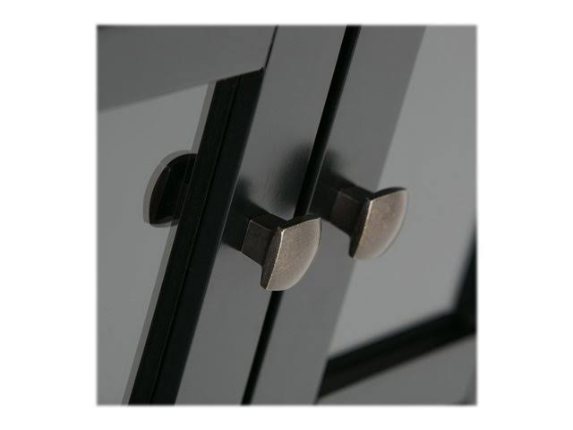 Black Medium Storage Cabinet Y80485
