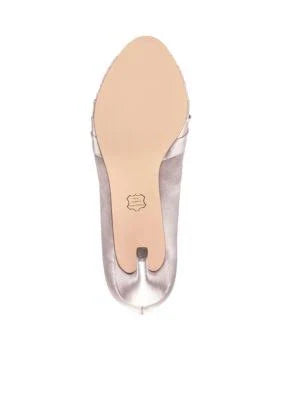 Taupe Satin Pump P9840