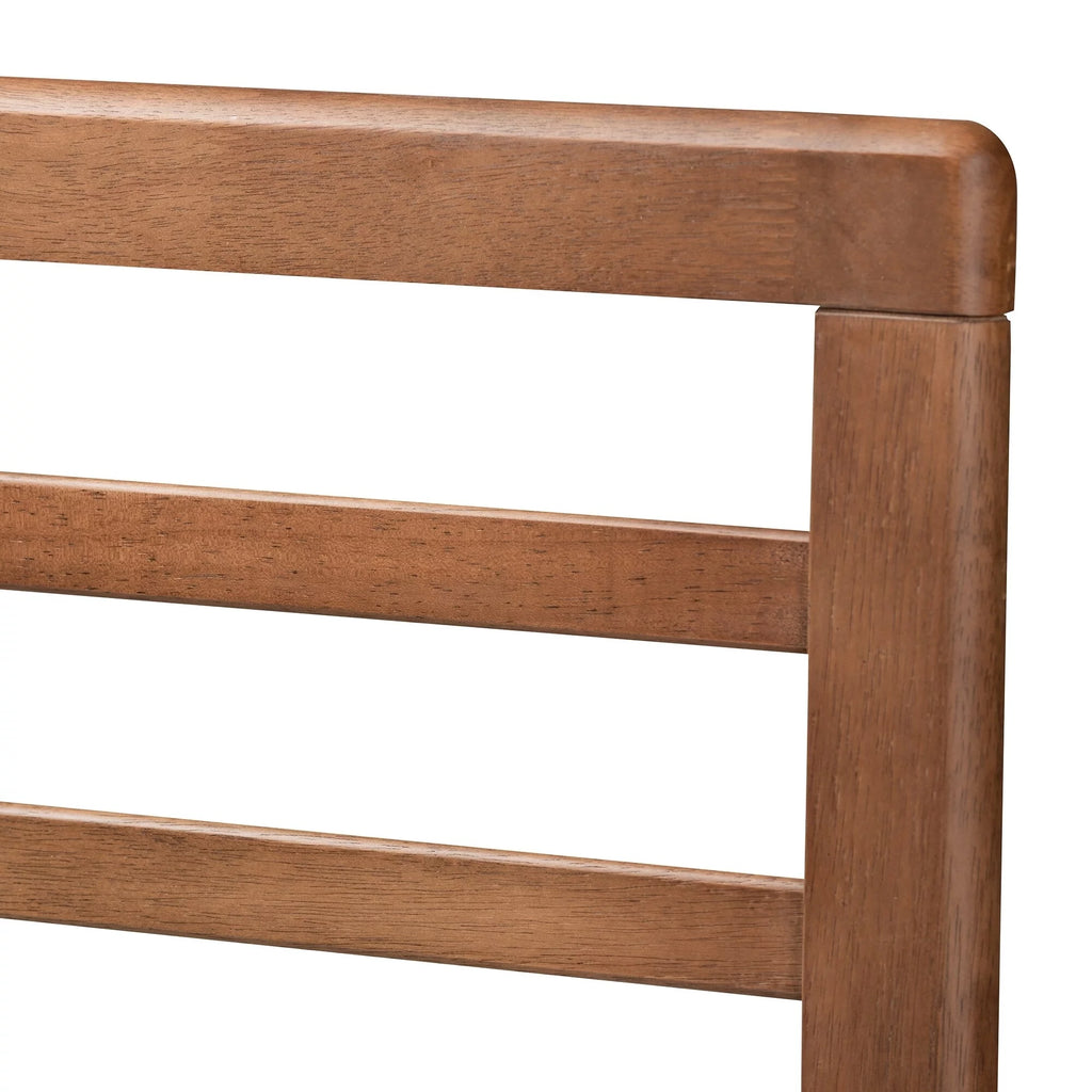 Walnut Wood Open Slat Headboard Queen D4152