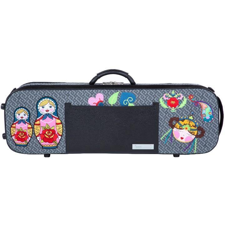 Oblong Gray Violin Case G8179