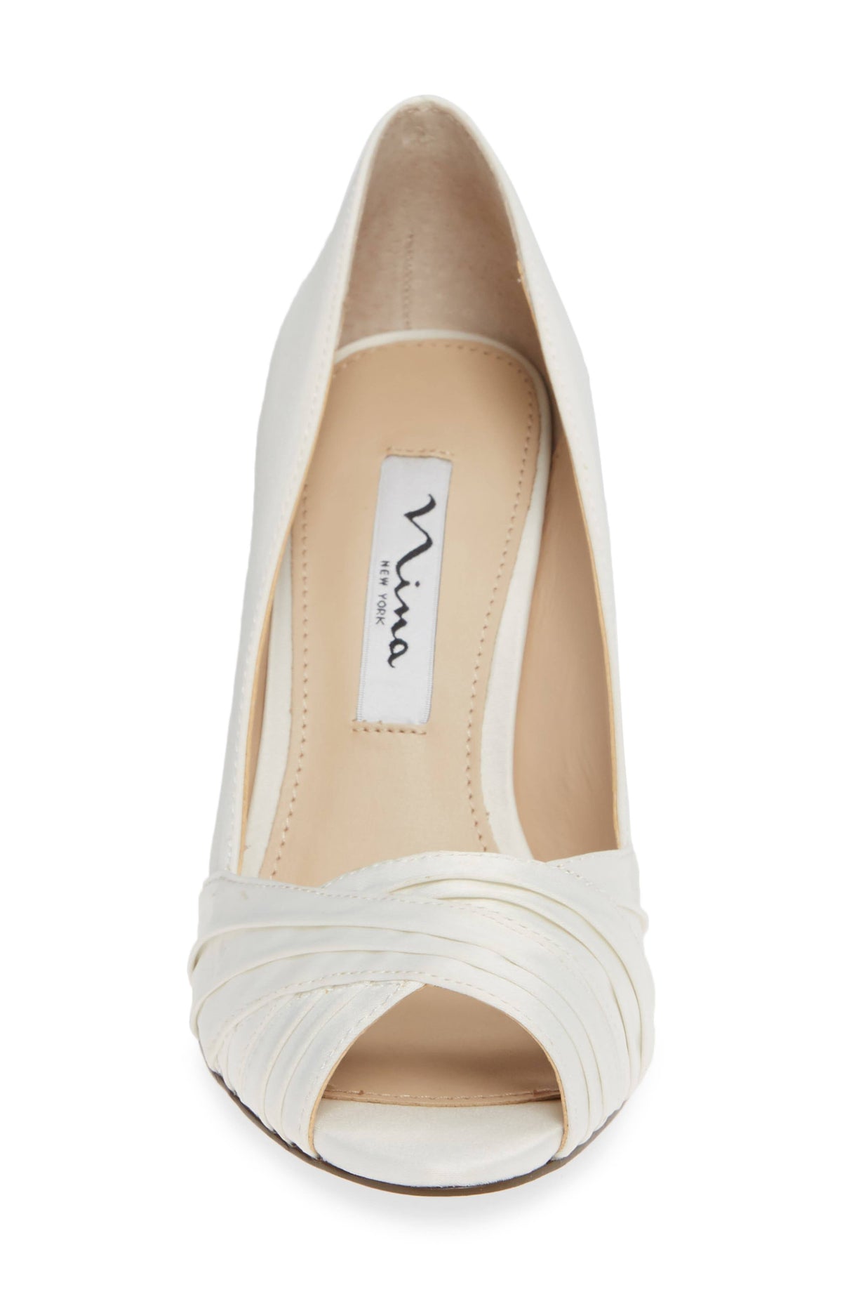 Taupe Satin Pump P9840