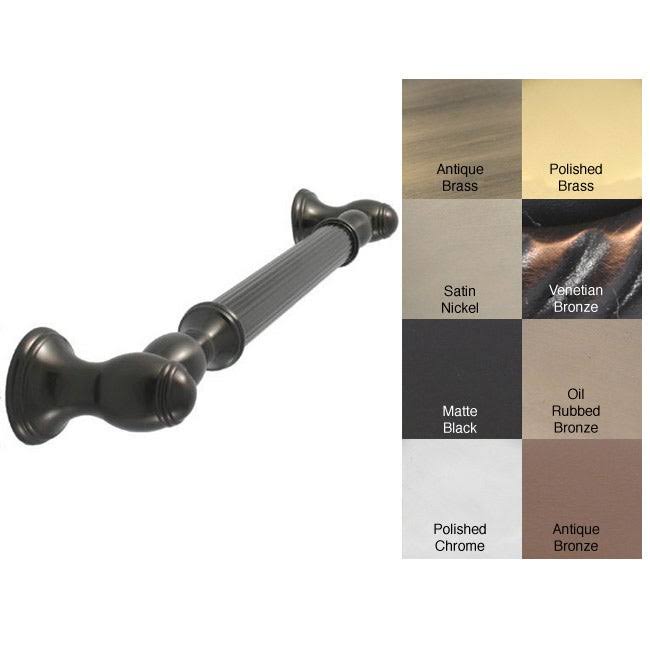 36 in. Reeded Antique Bronze Grab Bar V52259