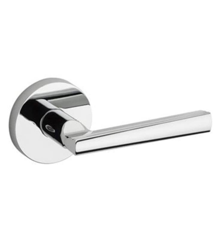 Single Cylinder Keyed Entry Interior Pack with Square Satin Chrome F32254