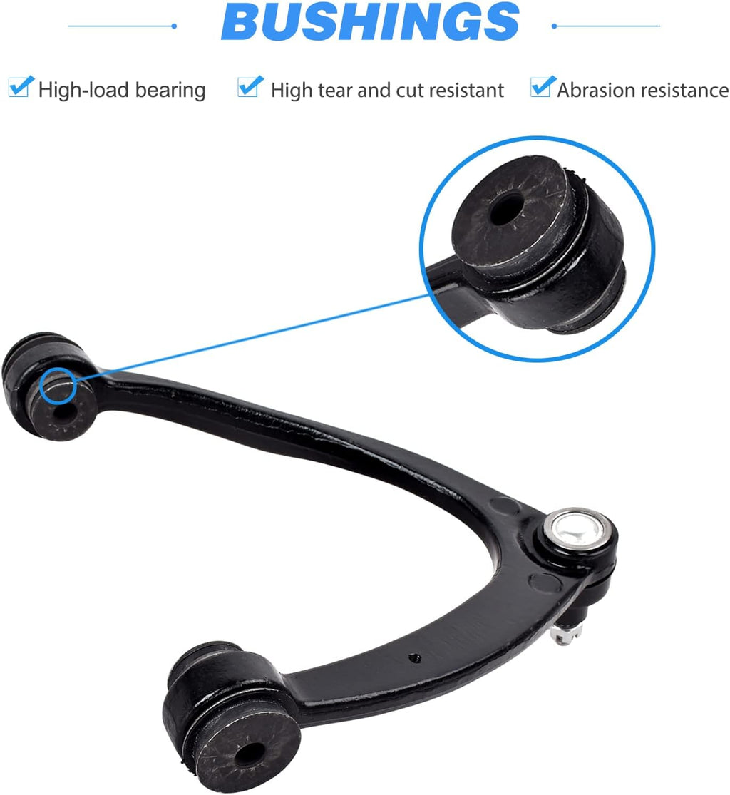 2Pcs Front Upper Control Arm with Ball Joint Assembly K7634