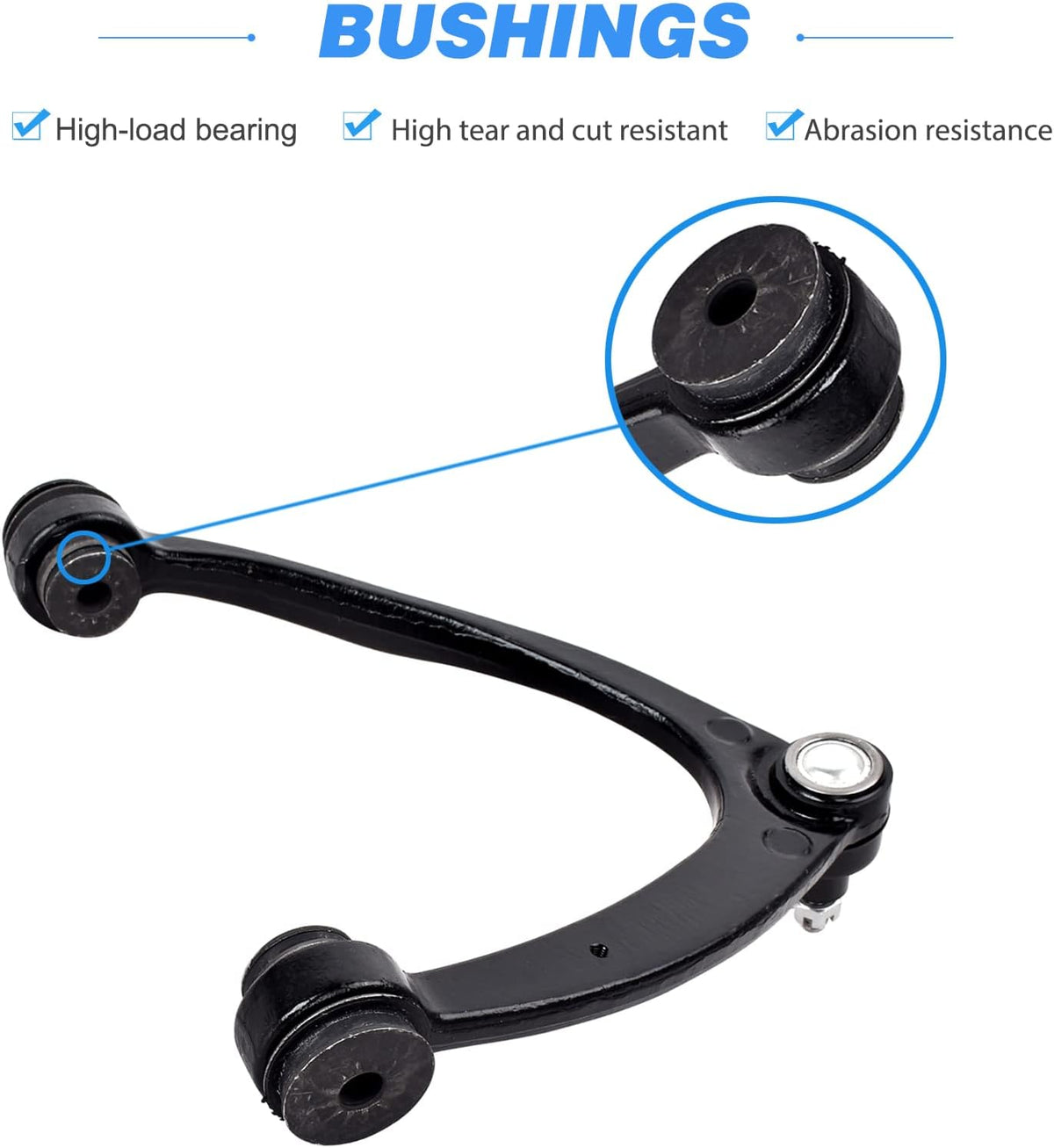 2Pcs Front Upper Control Arm with Ball Joint Assembly K7634