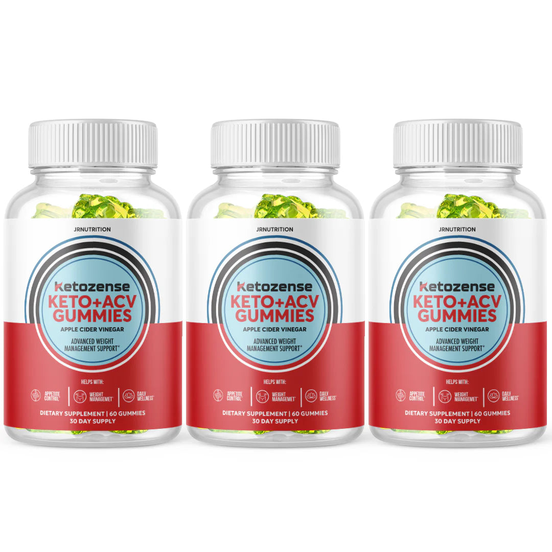 Keto ACV 1000mg Gummies 3 Bottles S7854