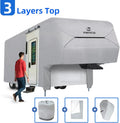 Gray 3 Layers Waterproof Breathable 5th Wheel Cover E45491