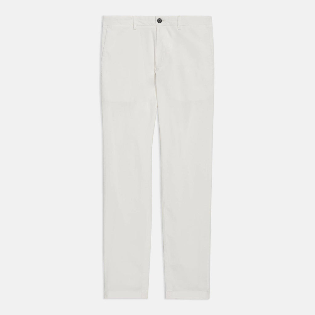 White Organic Cotton Pants J6193