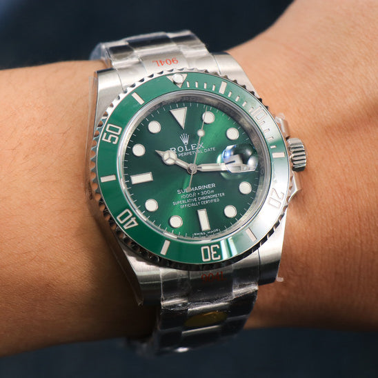 Silver/Green Multicolor Dial 40mm K487