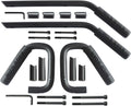 Red Pack of 2 Steel Grab Handle Kit for Jeep Wrangler JK JKU 4 Doors V605318