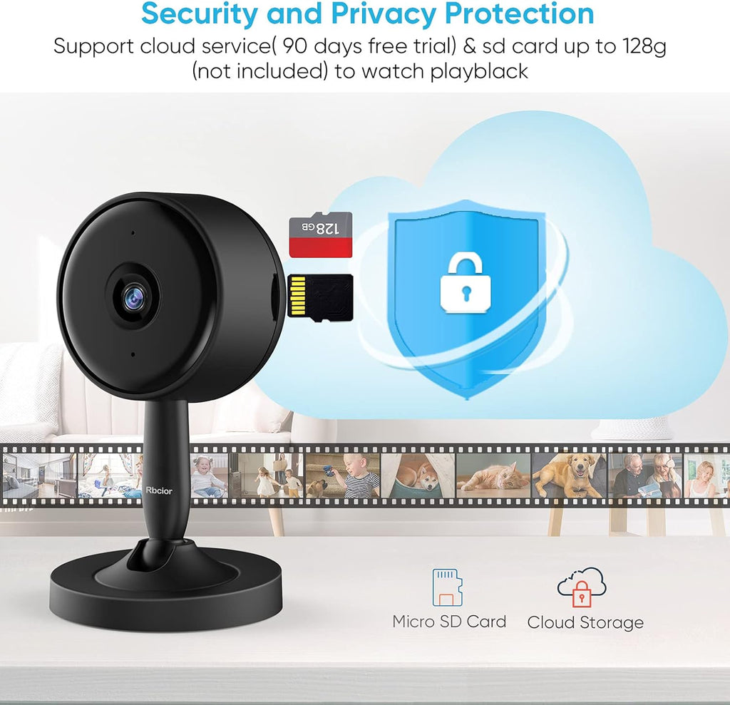 1080P HD Indoor Security Camera with Motion Detection, 2-Way Audio, Night Vision K275011