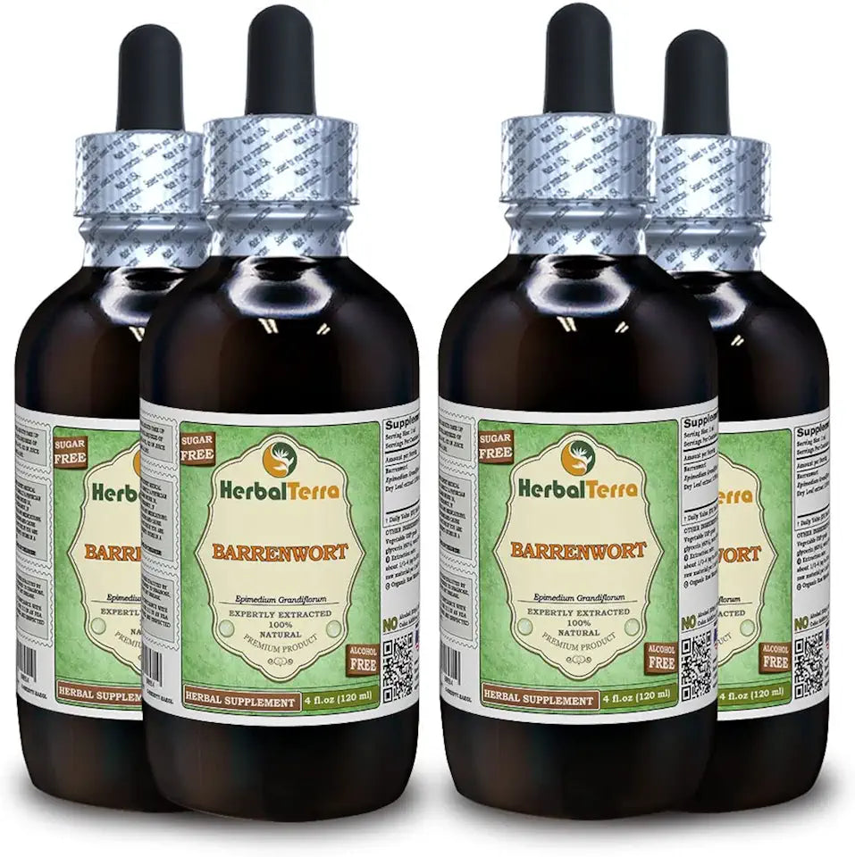 Epimedium grandiflorum Alcohol-Free Liquid Extract 4x4 fl.oz J4427