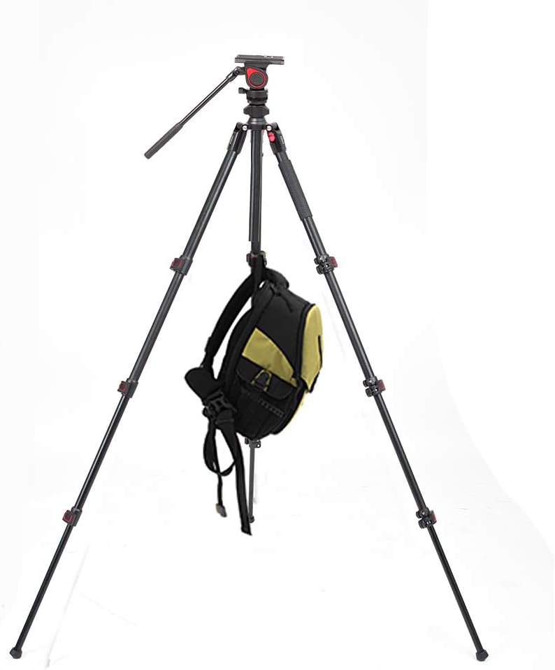 Aluminum Camera Video Tripod with Fluid Head E4111