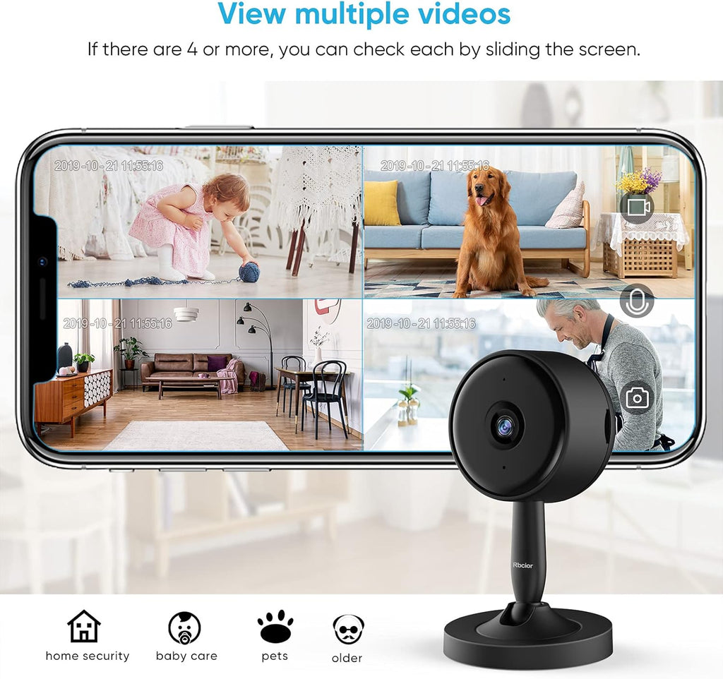 1080P HD Indoor Security Camera with Motion Detection, 2-Way Audio, Night Vision K275011