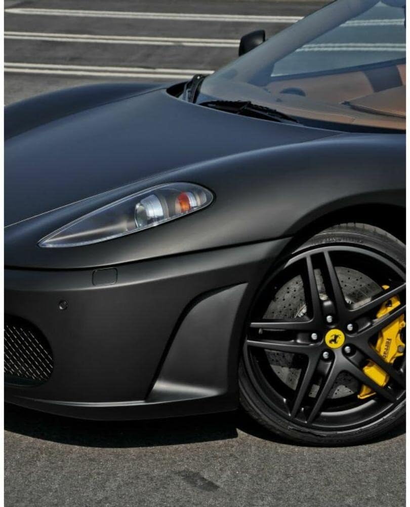 Matte Black 5ft x 8ft Car Wrap Vinyl Film N513