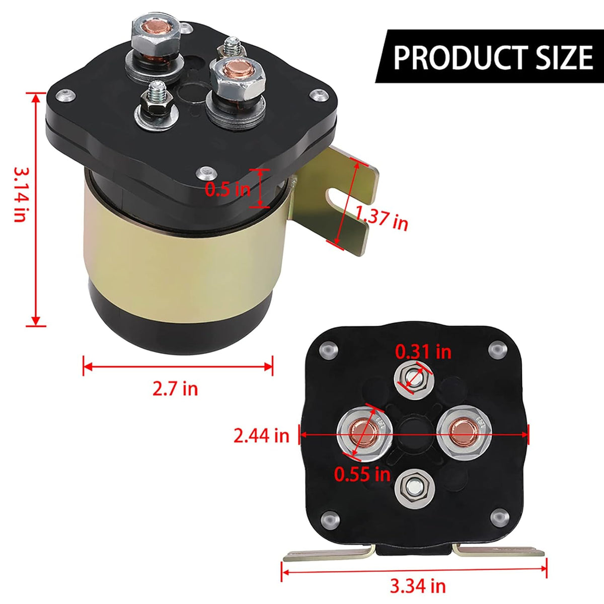 Pack of 2 500A Battery Relay Isolator B18195