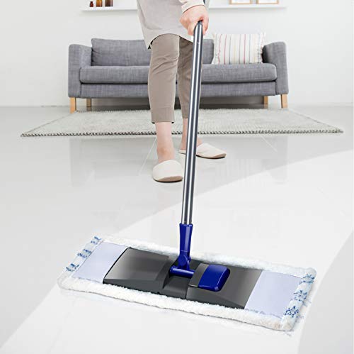 Microfiber Flat Mop with 4 Washable Pads V96221