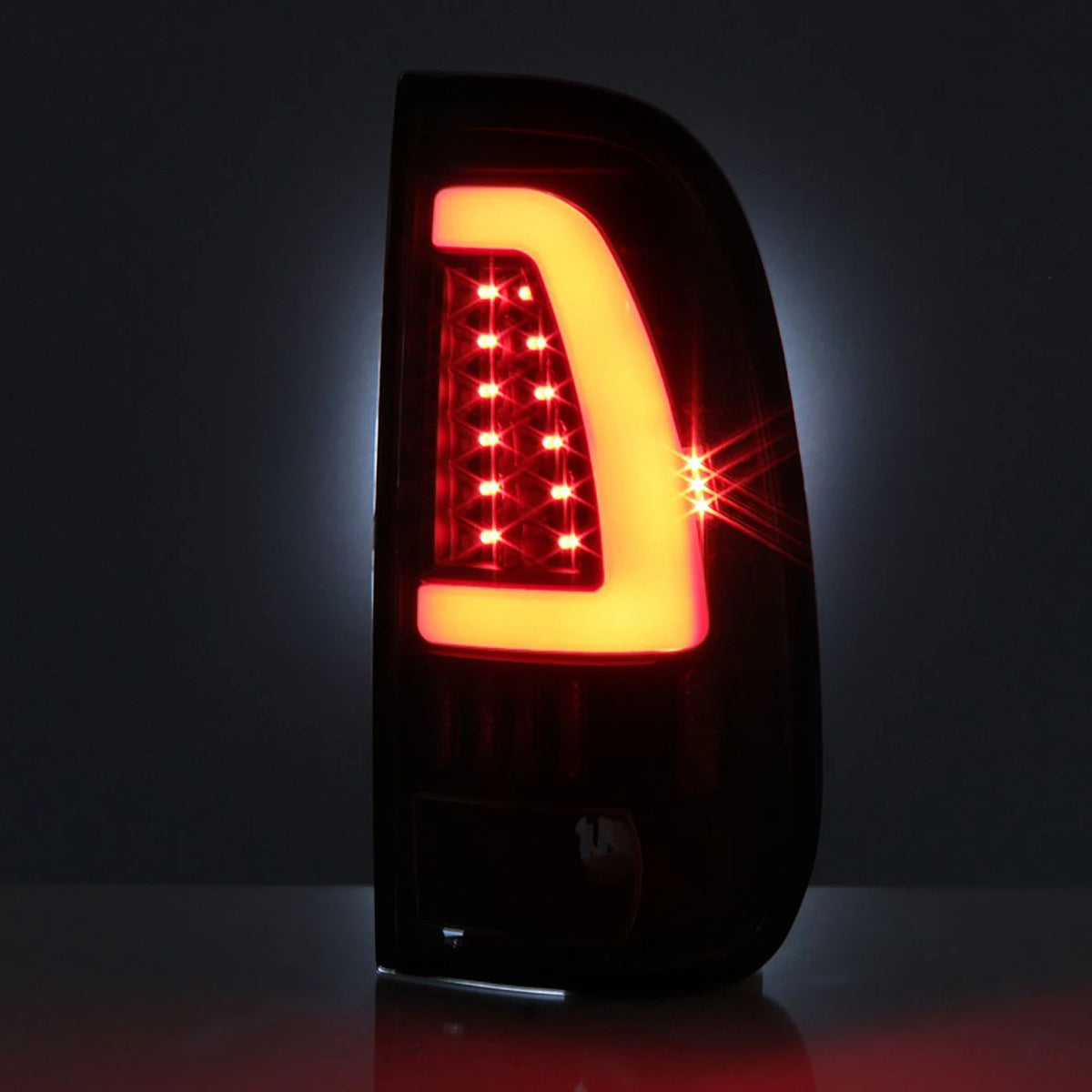 Black LED Tube Style Taillights Pair Set K353654