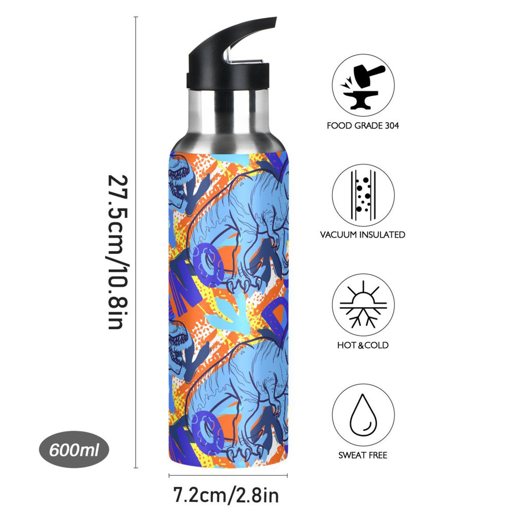 Stainless Steel Insulated Water Bottle with Straw Lid S11872