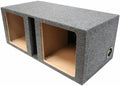 Dual 10x22 Vented Square Sub Box Enclosure K624316