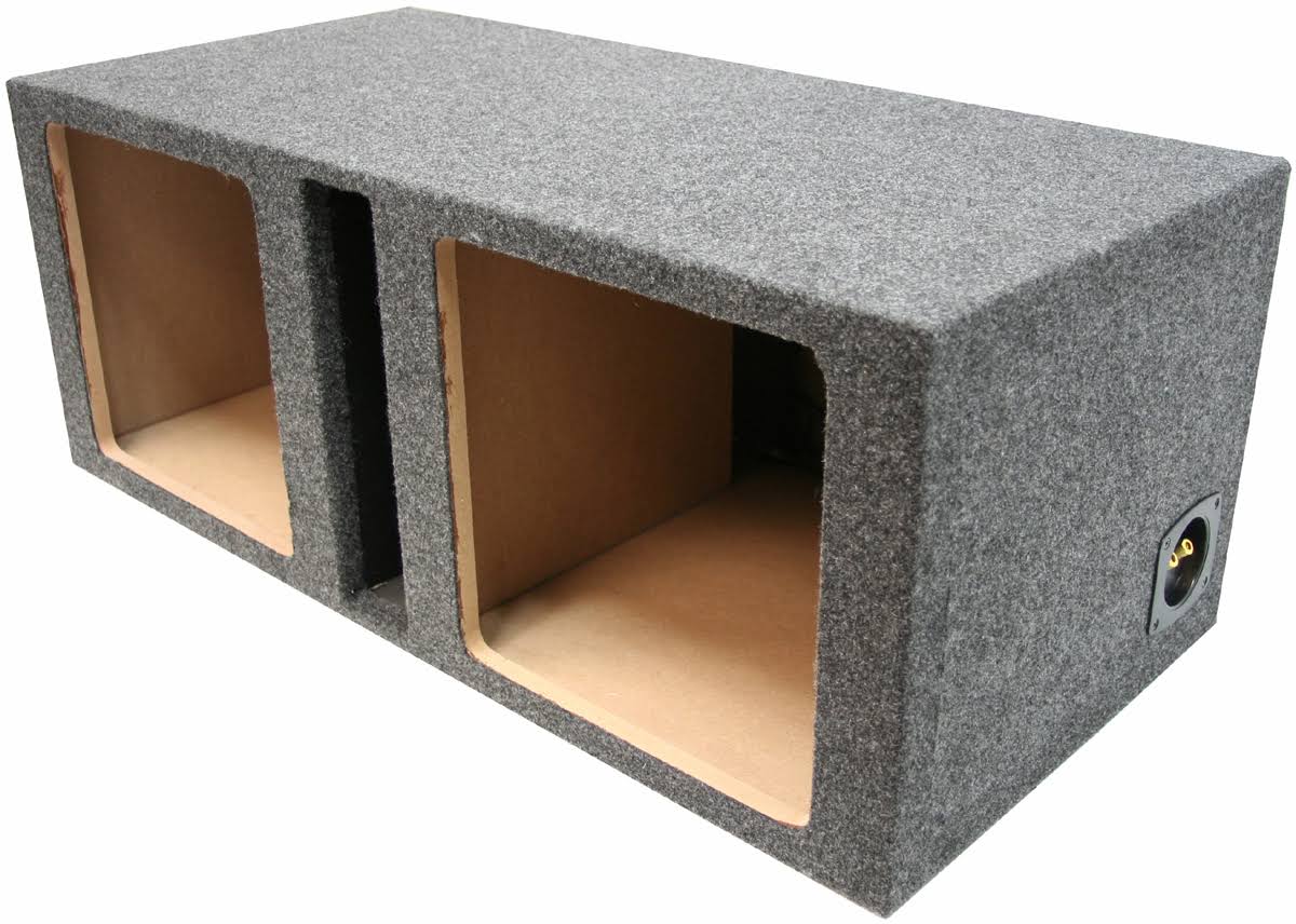 Dual 10x22 Vented Square Sub Box Enclosure K624316