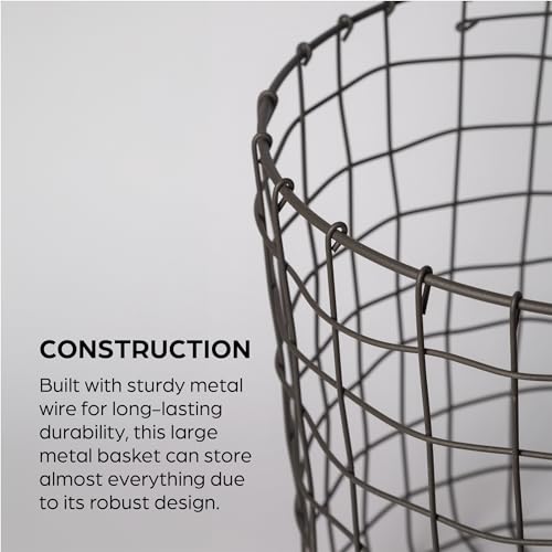 8" x 6" x 8" Metal Wire Basket N626