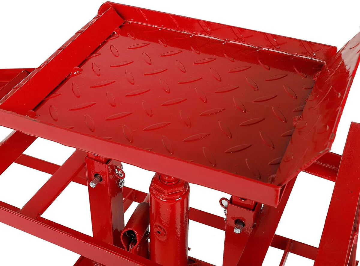 Red Hydraulic Car Lift Ramps R636