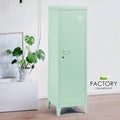 Green Metal Storage Cabinet Shelves J4880