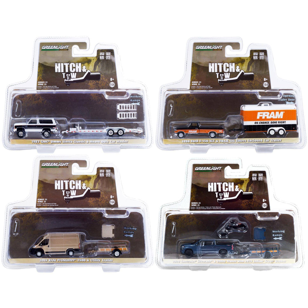 1/64 Diecast Model Cars Set of 4 S848460