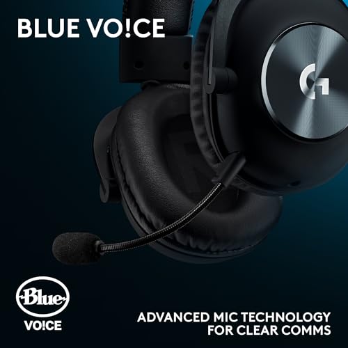 Black Wired Gaming Headset with Detachable Boom Mic D7607