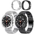 Solid Stainless Steel Band Compatible Samsung Galaxy Watch Ultra 47mm with Pc Case P98310