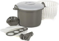 17 Piece Microwaveable Rice And Pasta Cooker With Locking Lid A11014