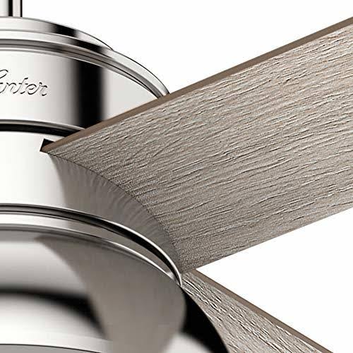 Polished Nickel Ceiling Fan with Light O496787