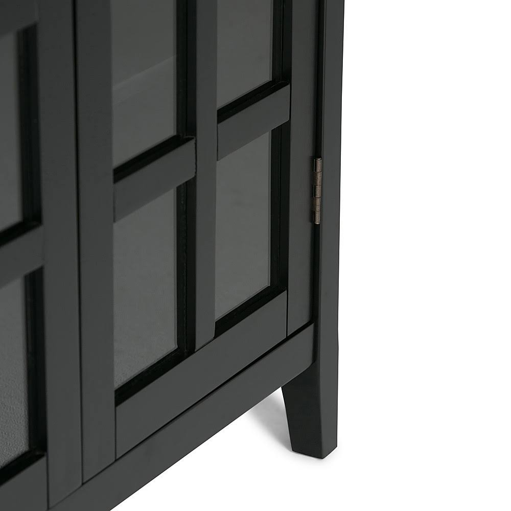 Black Medium Storage Cabinet Y80485