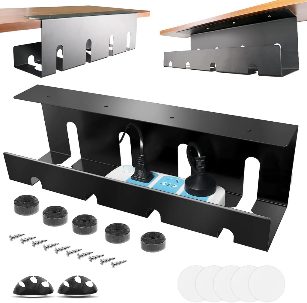 2 x 15.7 in Steel Black Cable Management Tray B97197