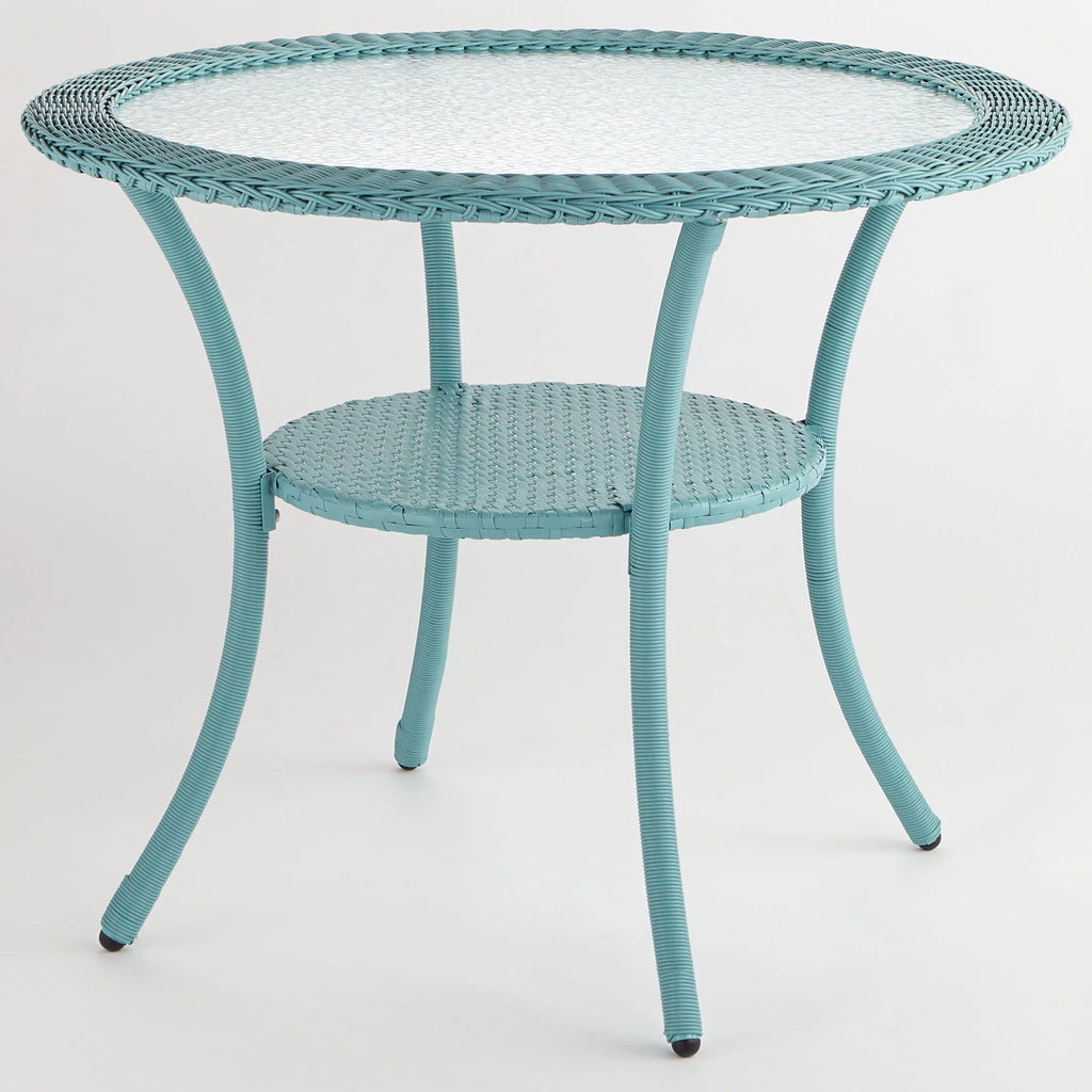 All-Weather Resin Wicker Bistro Table U186793
