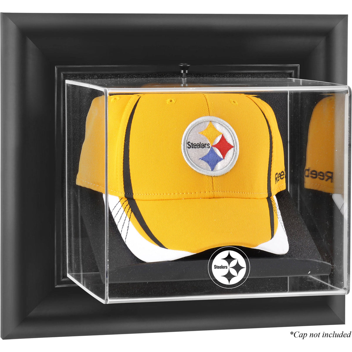 Black Framed Wall-Mountable Cap Display Case N77122