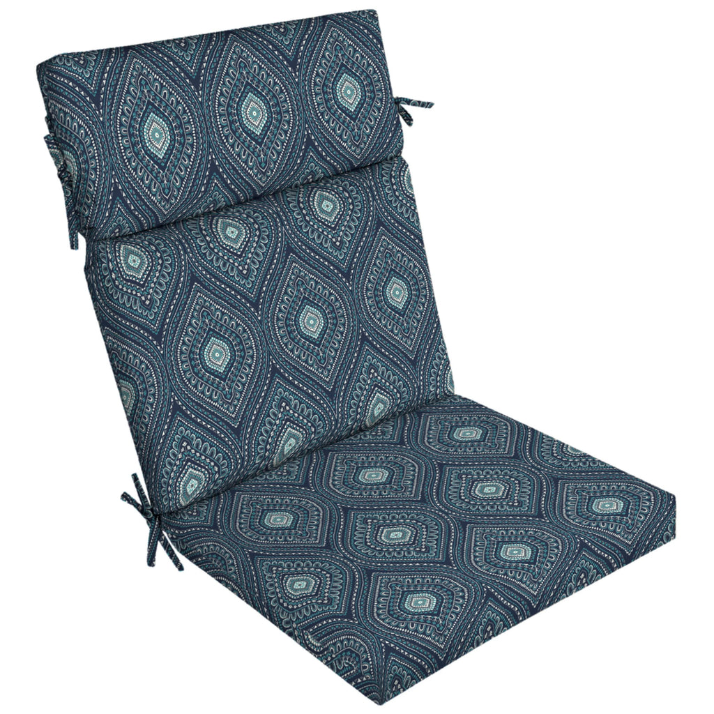 Red Medallion Outdoor Chair Cushion C861