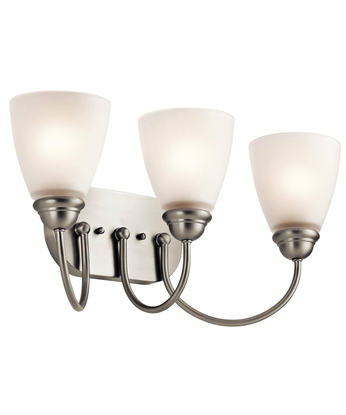 3 Light LED Bath Light, Brushed Nickel L16498