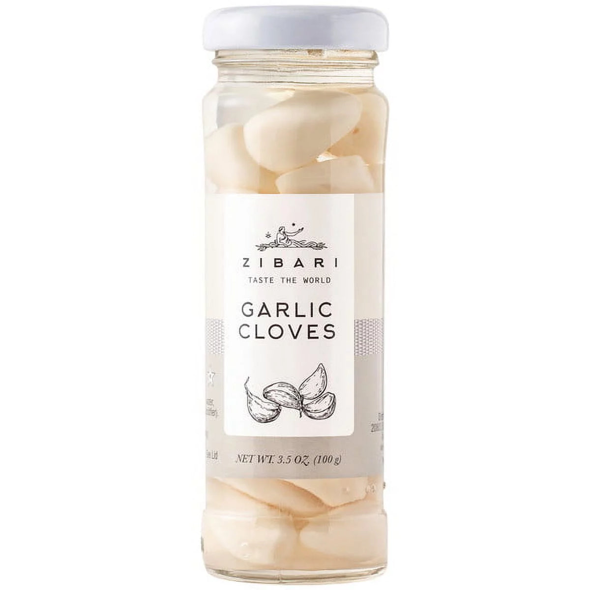 Garlic Cloves in Vinegar 3.5 Oz 12 Pack Non GMO V60904