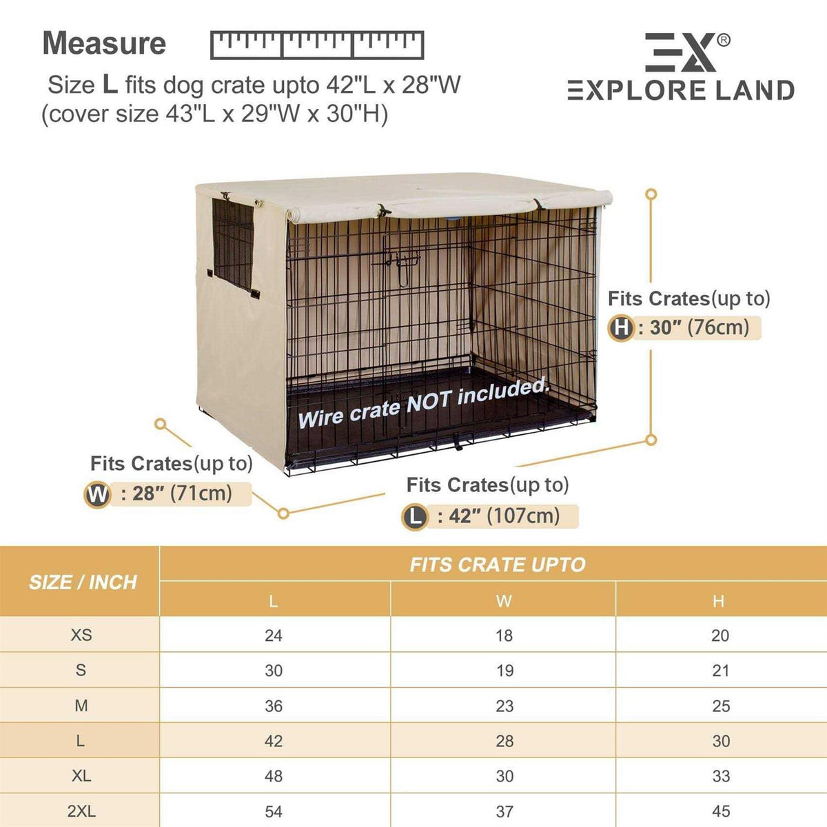 Dog Crate Cover Polyester Pet Kennel Cover E251229