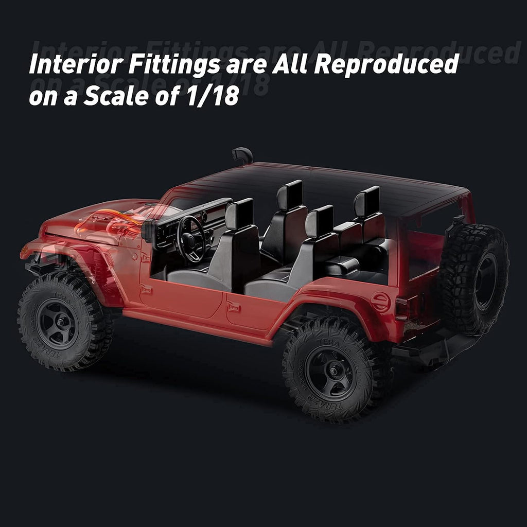 1/18 Scale RC Crawler Off Road Truck with Battery Charger I67100