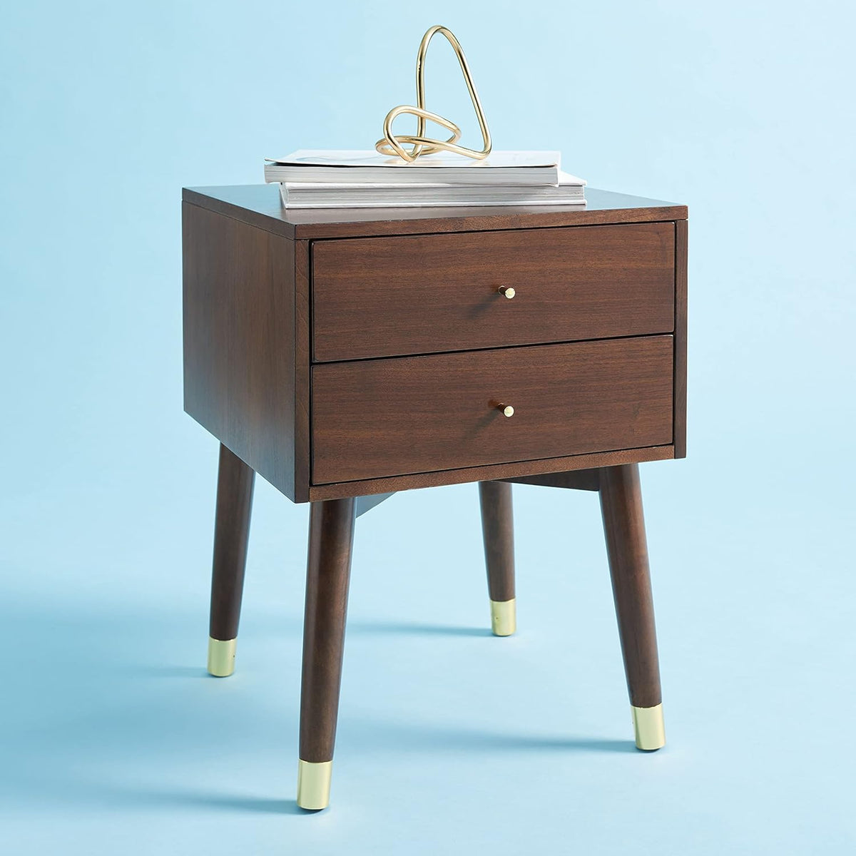 Navy Blue Nightstand W4897